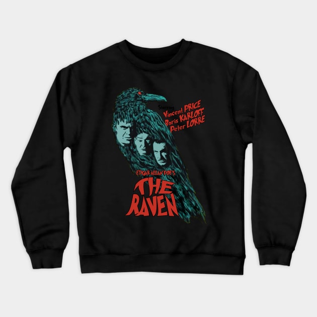 The Raven - Horror Movie Crewneck Sweatshirt by The Blue Box